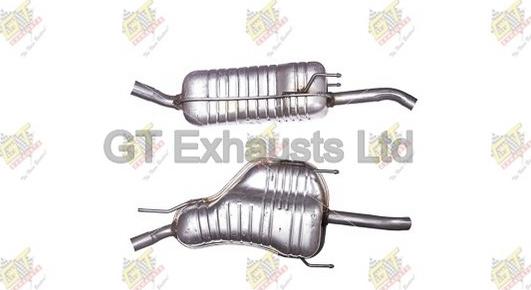 GT Exhausts GGM507 - Глушник вихлопних газів кінцевий autocars.com.ua