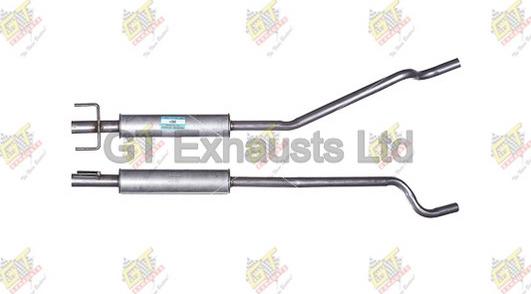 GT Exhausts GGM511 - Середній глушник вихлопних газів autocars.com.ua