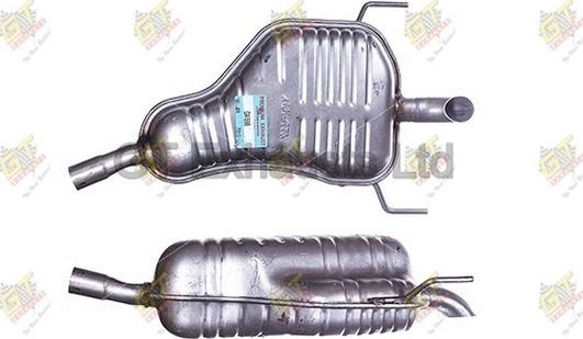 GT Exhausts GGM598 - Глушитель выхлопных газов, конечный autodnr.net