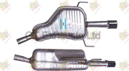 GT Exhausts GGM599 - Глушник вихлопних газів кінцевий autocars.com.ua