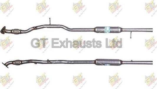 GT Exhausts GGM622 - Середній глушник вихлопних газів autocars.com.ua