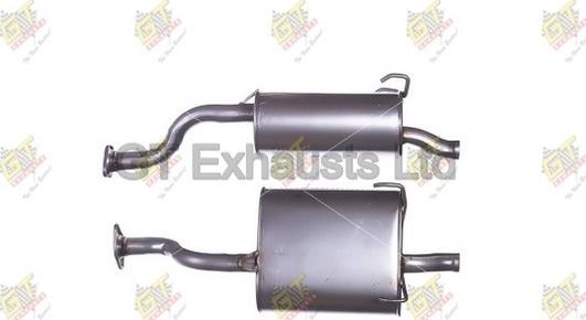 GT Exhausts GHA162 - Глушник вихлопних газів кінцевий autocars.com.ua