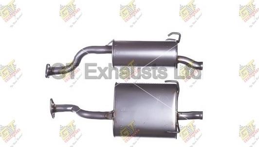 GT Exhausts GHA165 - Глушник вихлопних газів кінцевий autocars.com.ua