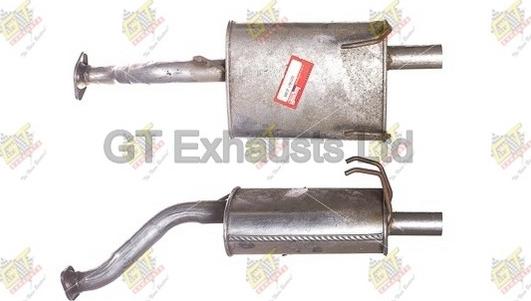 GT Exhausts GHA193 - Глушник вихлопних газів кінцевий autocars.com.ua