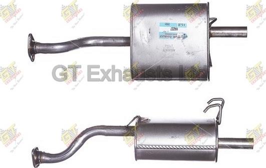 GT Exhausts GHA227 - Глушник вихлопних газів кінцевий autocars.com.ua