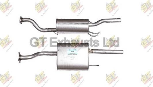 GT Exhausts GHA236 - Глушник вихлопних газів кінцевий autocars.com.ua