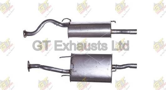 GT Exhausts GHA274 - Глушник вихлопних газів кінцевий autocars.com.ua