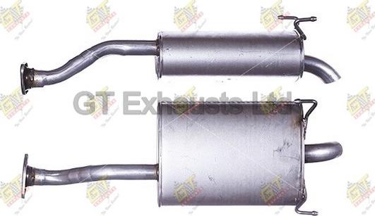 GT Exhausts GHA323 - Глушник вихлопних газів кінцевий autocars.com.ua