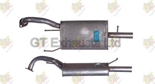 GT Exhausts GHY060 - Глушник вихлопних газів кінцевий autocars.com.ua