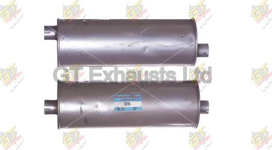 GT Exhausts GIZ018 - Середній глушник вихлопних газів autocars.com.ua