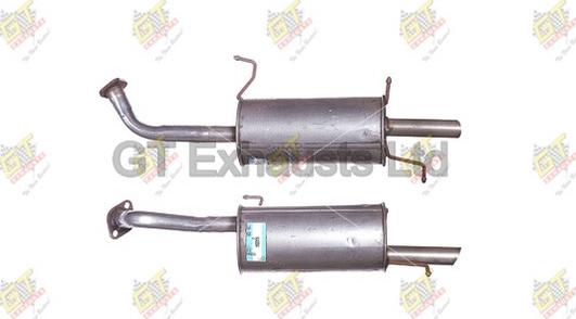 GT Exhausts GKA004 - Глушник вихлопних газів кінцевий autocars.com.ua