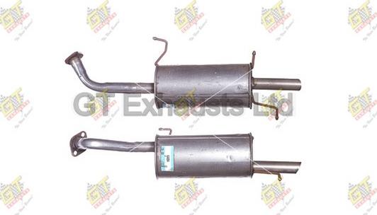 GT Exhausts GKA008 - Глушник вихлопних газів кінцевий autocars.com.ua