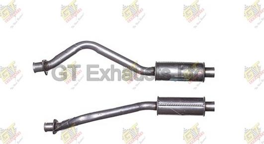 GT Exhausts GLR087 - Середній глушник вихлопних газів autocars.com.ua