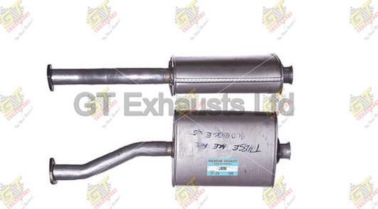 GT Exhausts GLR098 - Середній глушник вихлопних газів autocars.com.ua