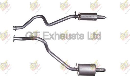 GT Exhausts GLR111 - Глушник вихлопних газів кінцевий autocars.com.ua