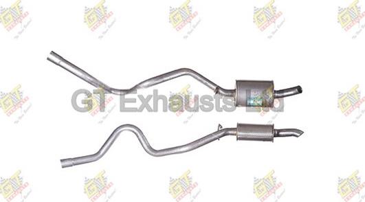 GT Exhausts GLR162 - Глушник вихлопних газів кінцевий autocars.com.ua