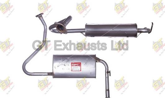 GT Exhausts GMA238 - Глушник вихлопних газів кінцевий autocars.com.ua