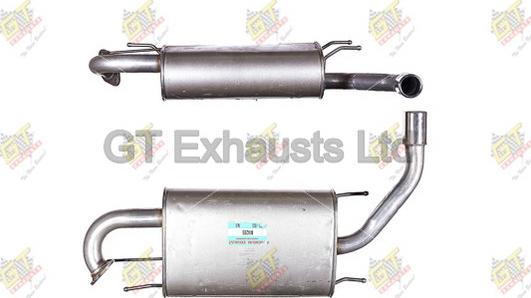 GT Exhausts GMA285 - Глушник вихлопних газів кінцевий autocars.com.ua