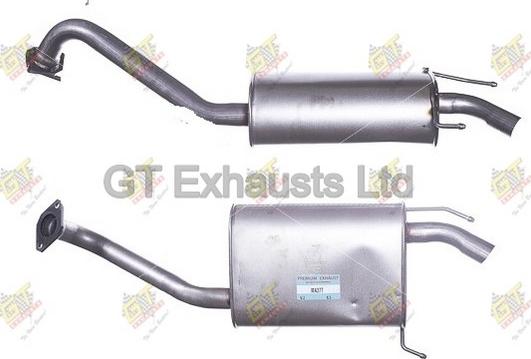 GT Exhausts GMA377 - Глушник вихлопних газів кінцевий autocars.com.ua