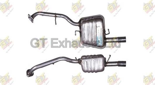 GT Exhausts GMA406 - Глушитель выхлопных газов, конечный autodnr.net