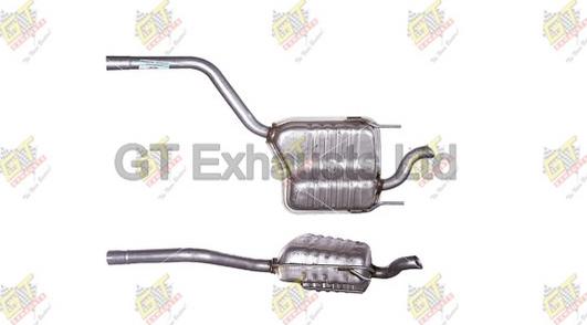 GT Exhausts GMZ368 - Глушник вихлопних газів кінцевий autocars.com.ua