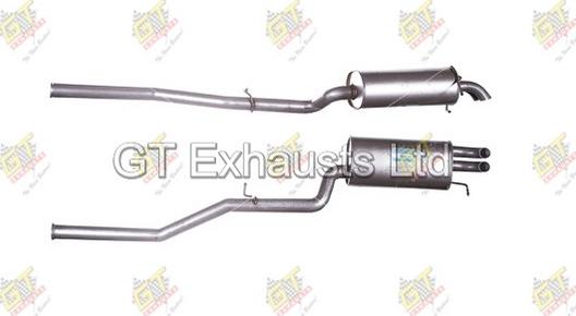 GT Exhausts GMZ417 - Глушник вихлопних газів кінцевий autocars.com.ua