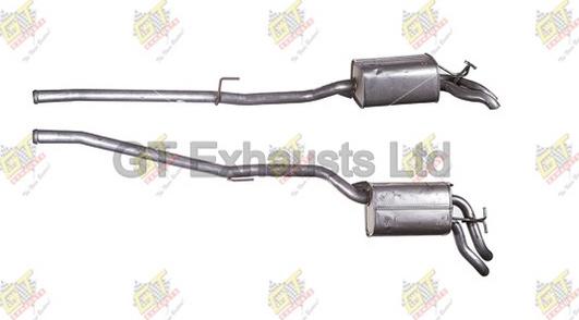 GT Exhausts GMZ425 - Глушник вихлопних газів кінцевий autocars.com.ua