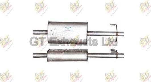 GT Exhausts GMZ467 - Середній глушник вихлопних газів autocars.com.ua