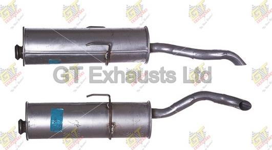 GT Exhausts GPG161 - Глушник вихлопних газів кінцевий autocars.com.ua