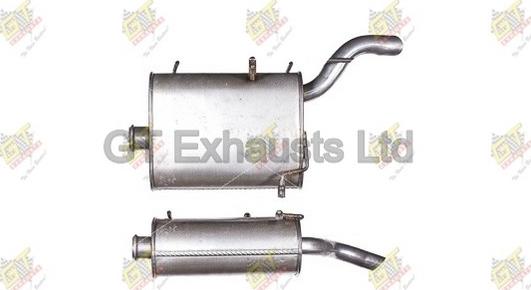 GT Exhausts GPG357 - Глушник вихлопних газів кінцевий autocars.com.ua