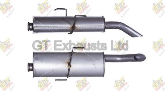 GT Exhausts GPG511 - Глушник вихлопних газів кінцевий autocars.com.ua