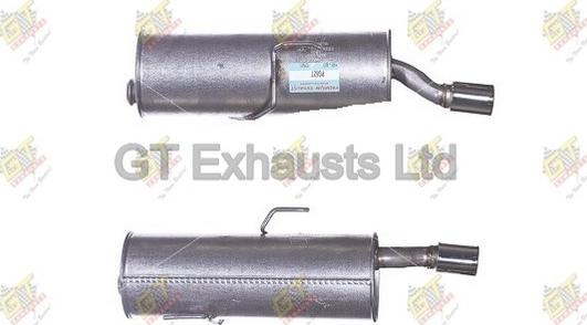 GT Exhausts GPG627 - Глушитель выхлопных газов, конечный autodnr.net