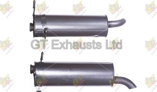 GT Exhausts GPG664 - Глушник вихлопних газів кінцевий autocars.com.ua