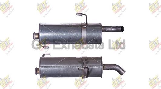 GT Exhausts GPG705 - Глушник вихлопних газів кінцевий autocars.com.ua