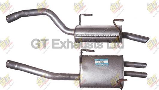 GT Exhausts GPG718 - Глушник вихлопних газів кінцевий autocars.com.ua