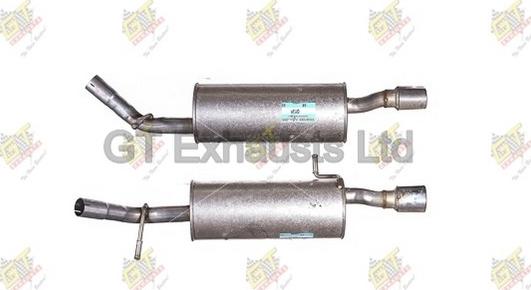 GT Exhausts GPG793 - Глушник вихлопних газів кінцевий autocars.com.ua