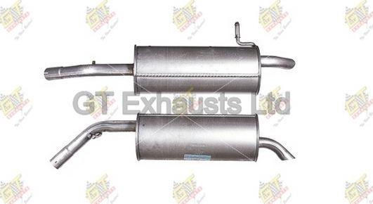 GT Exhausts GPG812 - Глушник вихлопних газів кінцевий autocars.com.ua