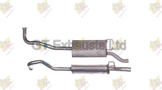 GT Exhausts GRN366 - Глушник вихлопних газів кінцевий autocars.com.ua