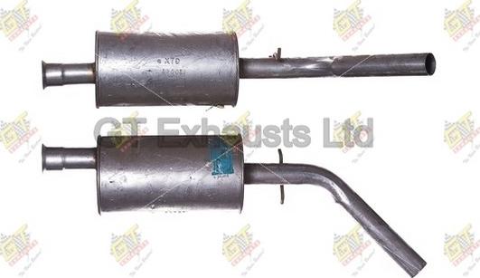 GT Exhausts GRN427 - Глушник вихлопних газів кінцевий autocars.com.ua