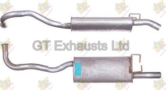 GT Exhausts GRN477 - Глушник вихлопних газів кінцевий autocars.com.ua