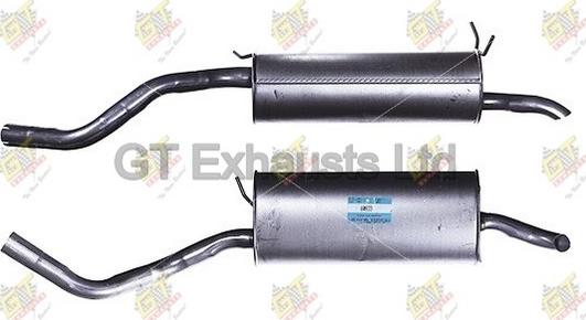 GT Exhausts GRN633 - Глушник вихлопних газів кінцевий autocars.com.ua