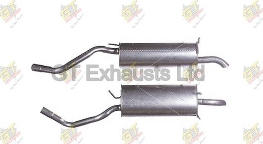 GT Exhausts GRN639 - Труба вихлопного газу autocars.com.ua