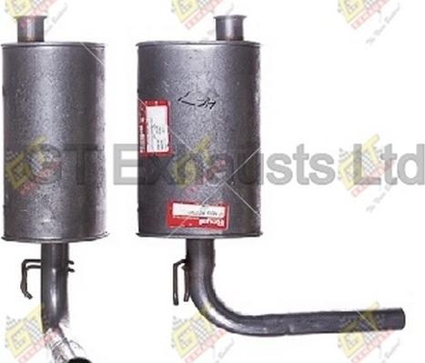 GT Exhausts GRN790 - Глушник вихлопних газів кінцевий autocars.com.ua