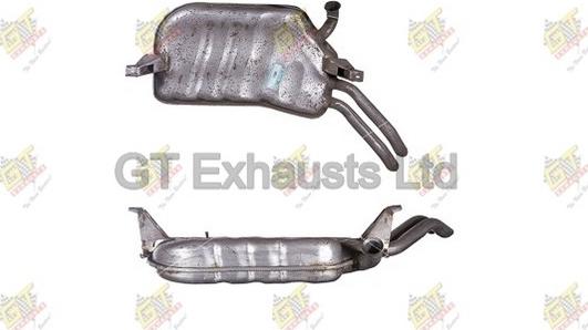 GT Exhausts GRN811 - Глушник вихлопних газів кінцевий autocars.com.ua