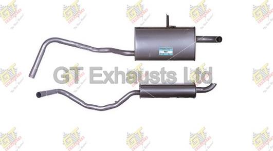 GT Exhausts GRN839 - Глушник вихлопних газів кінцевий autocars.com.ua