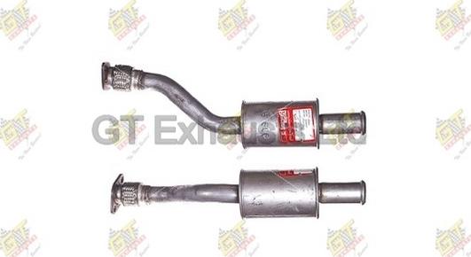 GT Exhausts GRN864 - Середній глушник вихлопних газів autocars.com.ua