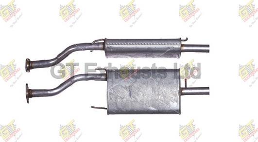 GT Exhausts GRR170 - Глушник вихлопних газів кінцевий autocars.com.ua