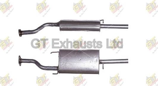 GT Exhausts GRR178 - Глушник вихлопних газів кінцевий autocars.com.ua