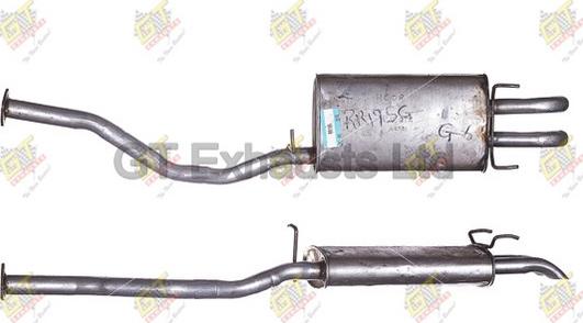 GT Exhausts GRR195 - Глушник вихлопних газів кінцевий autocars.com.ua