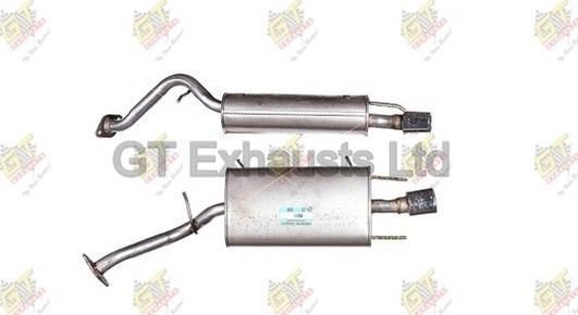 GT Exhausts GRR311 - Глушник вихлопних газів кінцевий autocars.com.ua